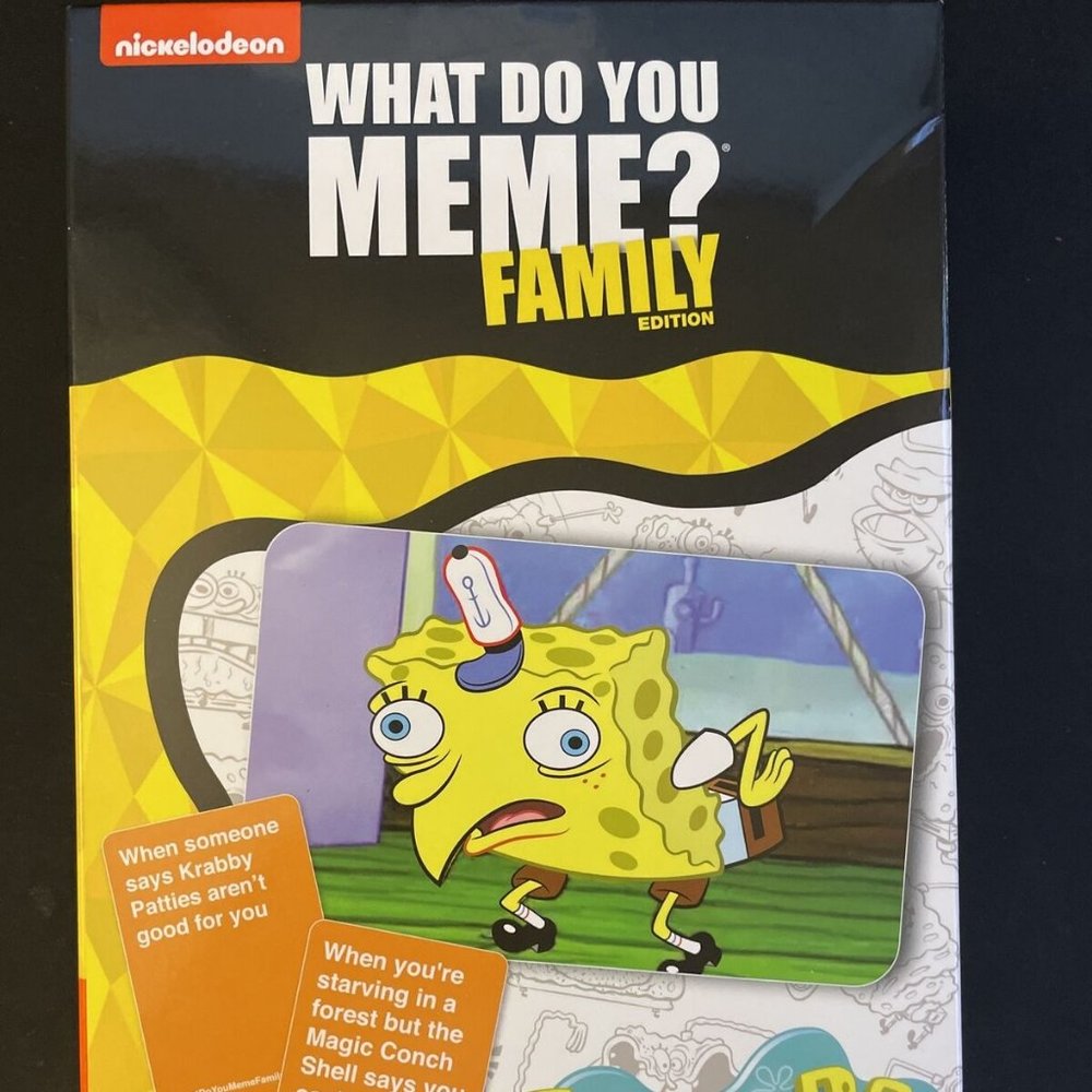 SpongeBob Squarepants - What do you meme? Family Party Game! Nickelodeon